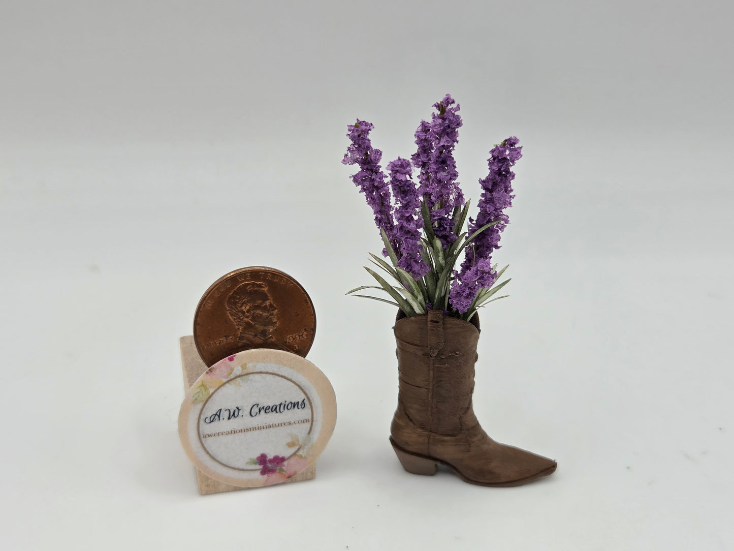 Cowboy Boot - Dark Lavender