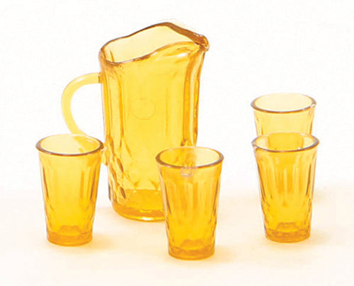 Pitcher Set - Dark Amber