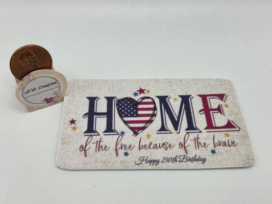 Door Mat - Home of the Free