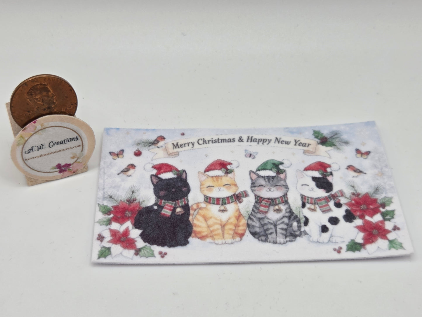 Door Mat - Cats Merry Christmas
