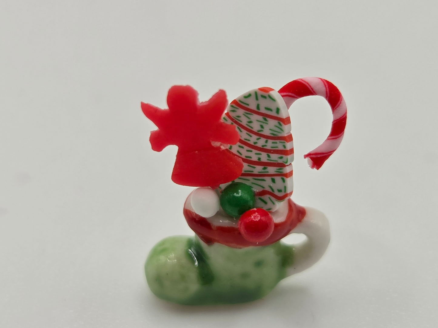 Elf Boot Mug filled with Christmas Candy