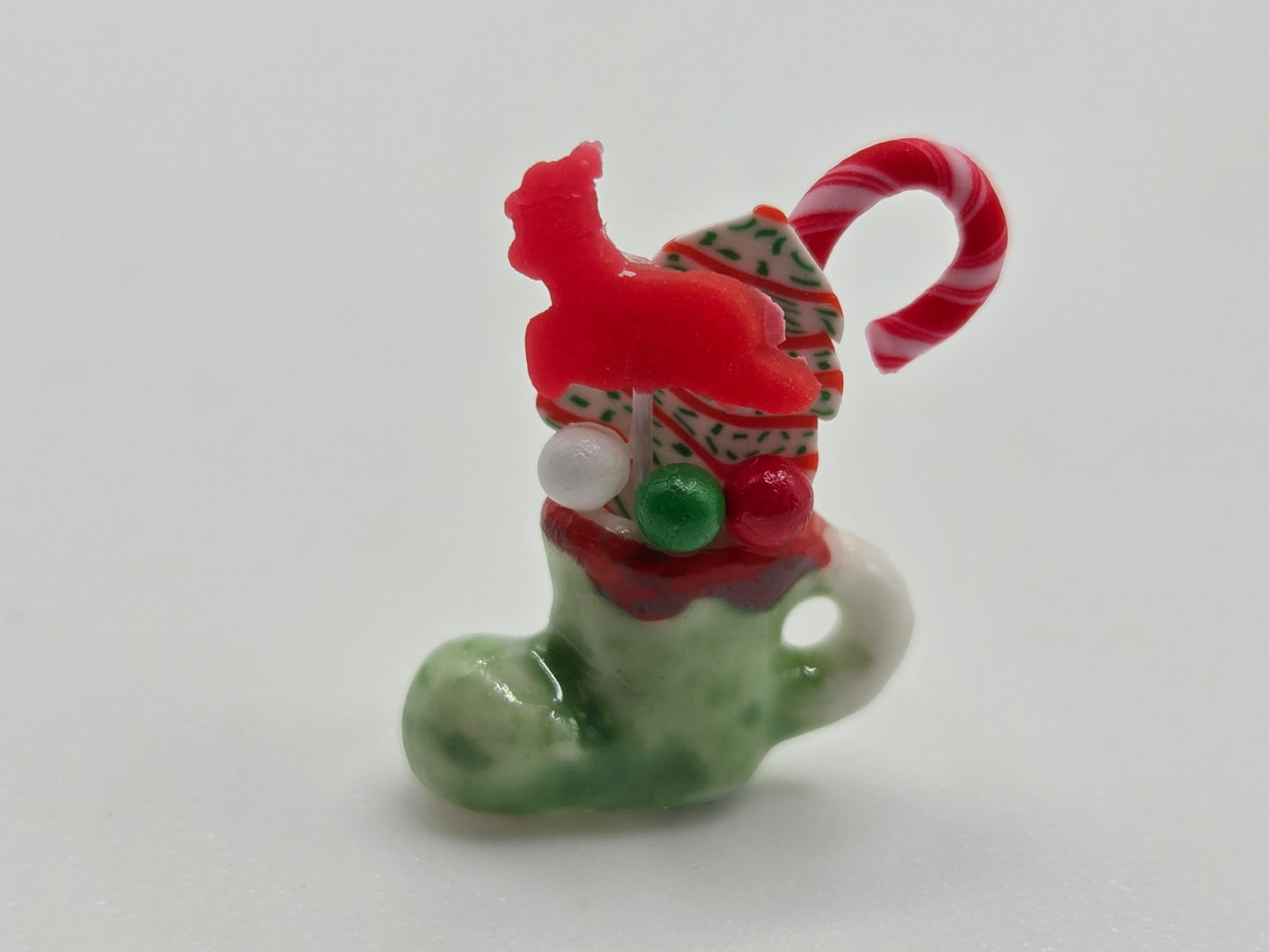 Elf Boot Mug filled with Christmas Candy