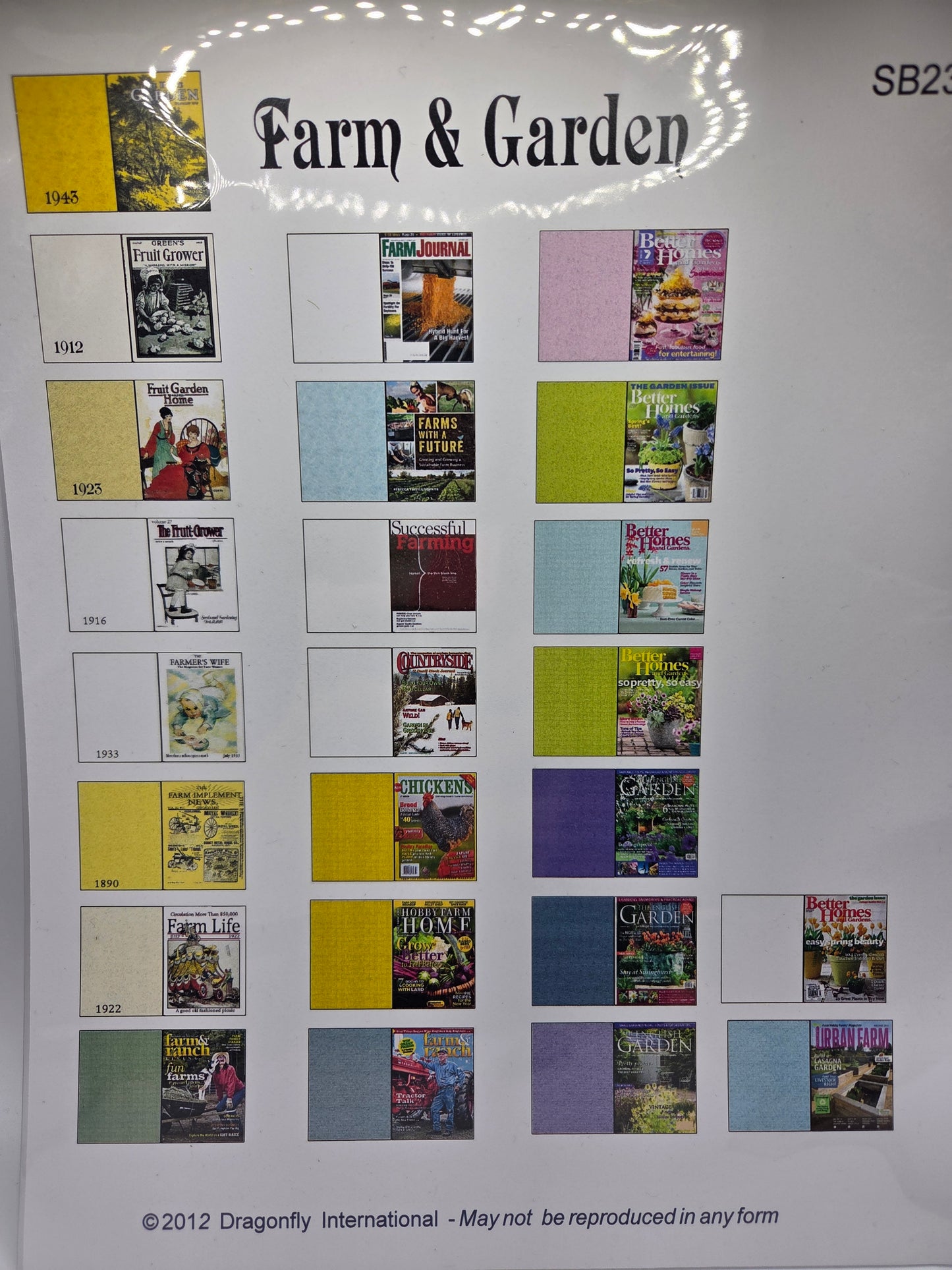 Kit - Farm & Garden Magazines SB239