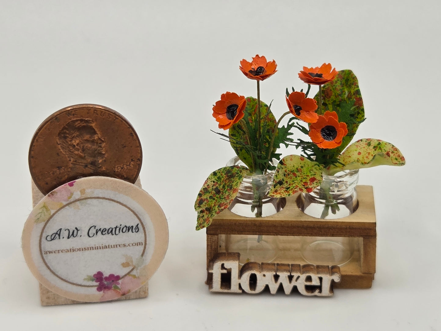 Flower Arrangement - Orange Poppies