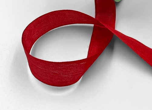 Silk Ribbon - 1/2" Red