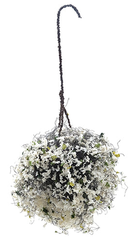 Hanging Basket - White Large