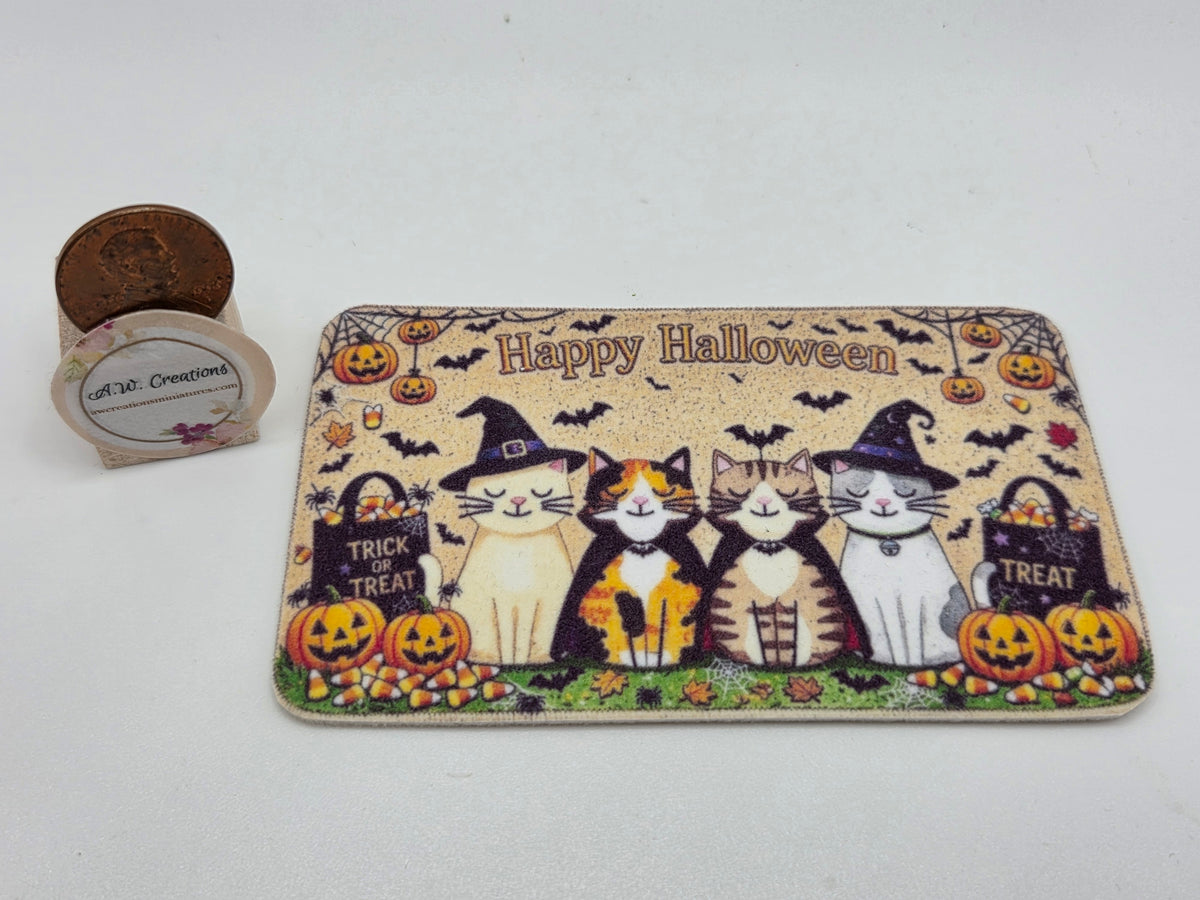 Rug - Happy Halloween Cats
