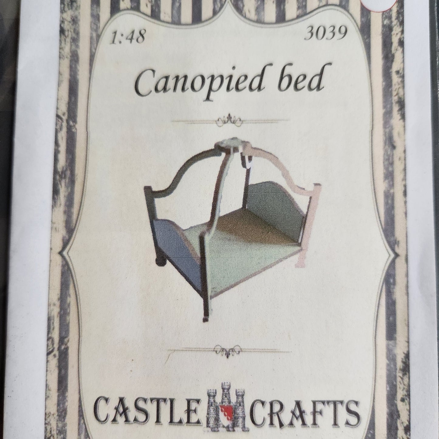 Kit - 1:48 Canopied Bed #3039