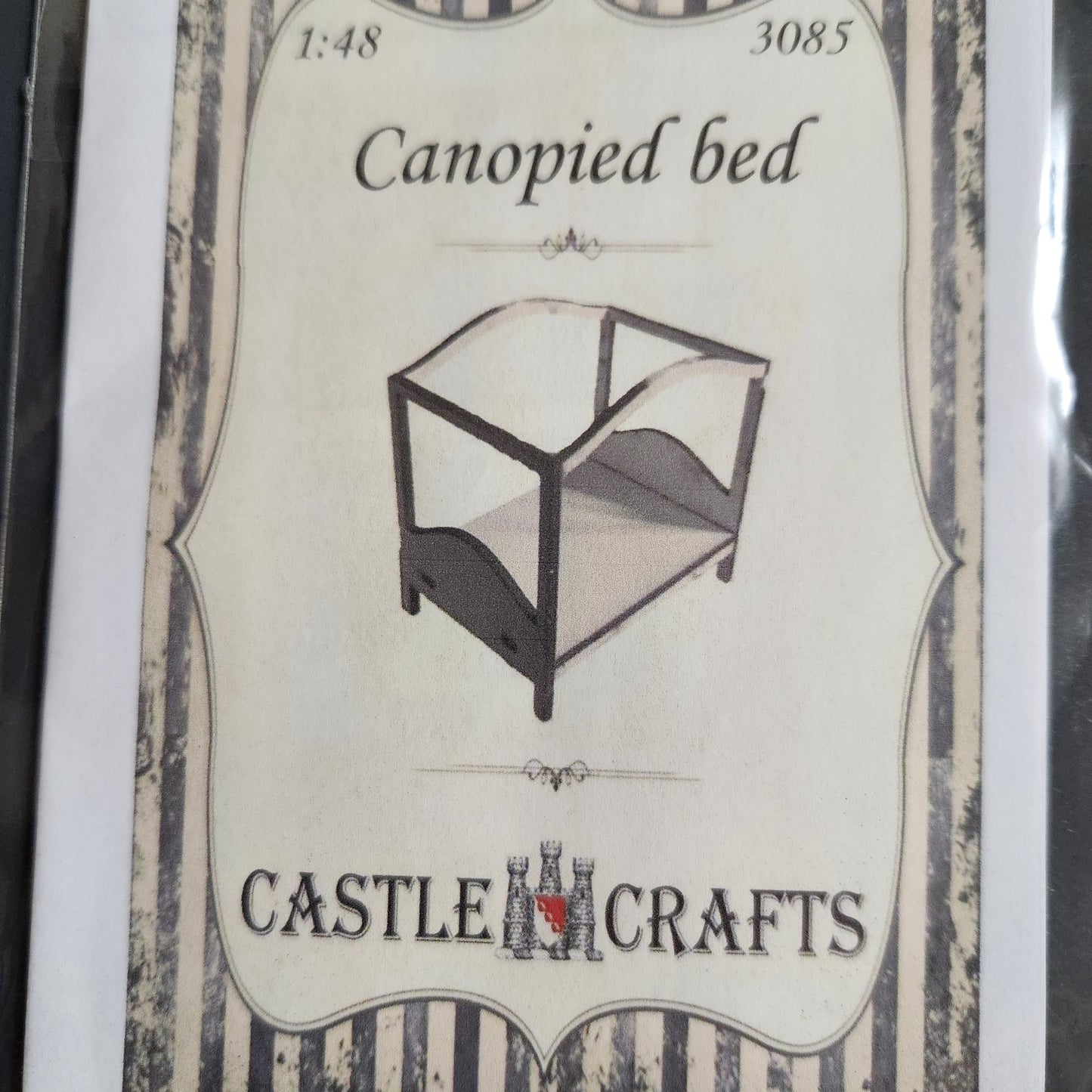 Kit - 1:48 Canopied Bed #3085