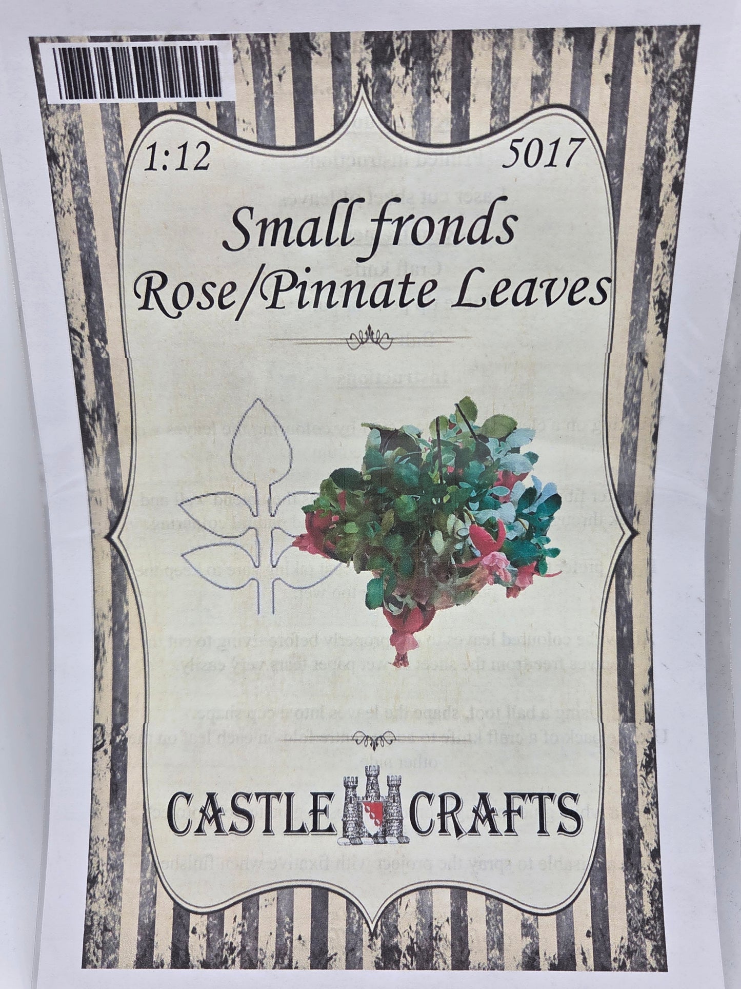 Kit - Small Fronds Rose/Pinnate Leaves #5017