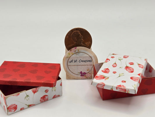 Laser Cut Box Kit - Hearts & Rose Buds