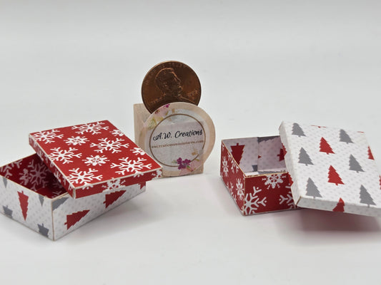 Laser Cut Box Kit - Snowflakes & Trees