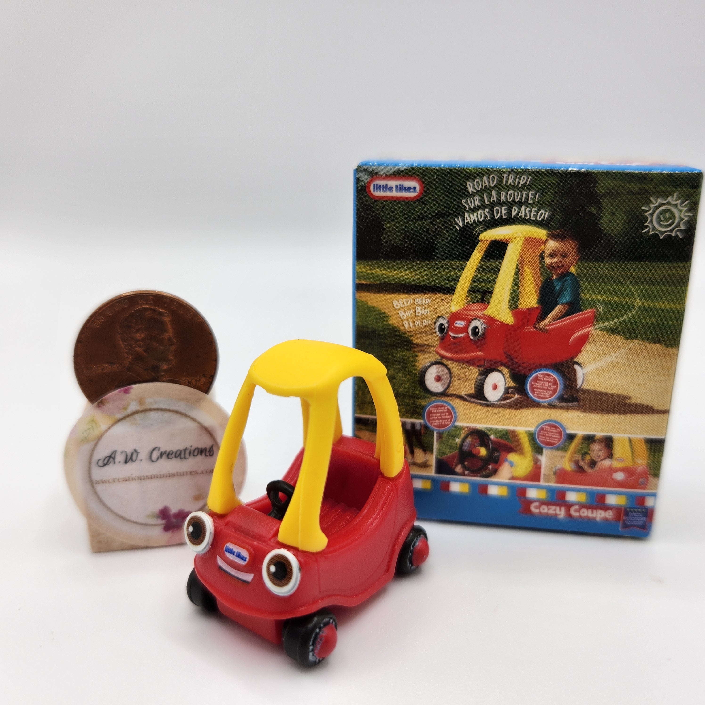 Red and yellow toy car little tikes on sale