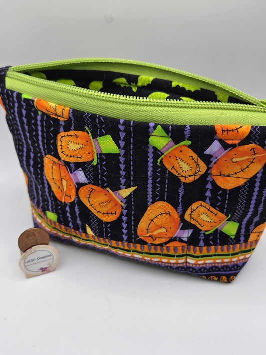 Logo Zipper Bag - Pumpkins