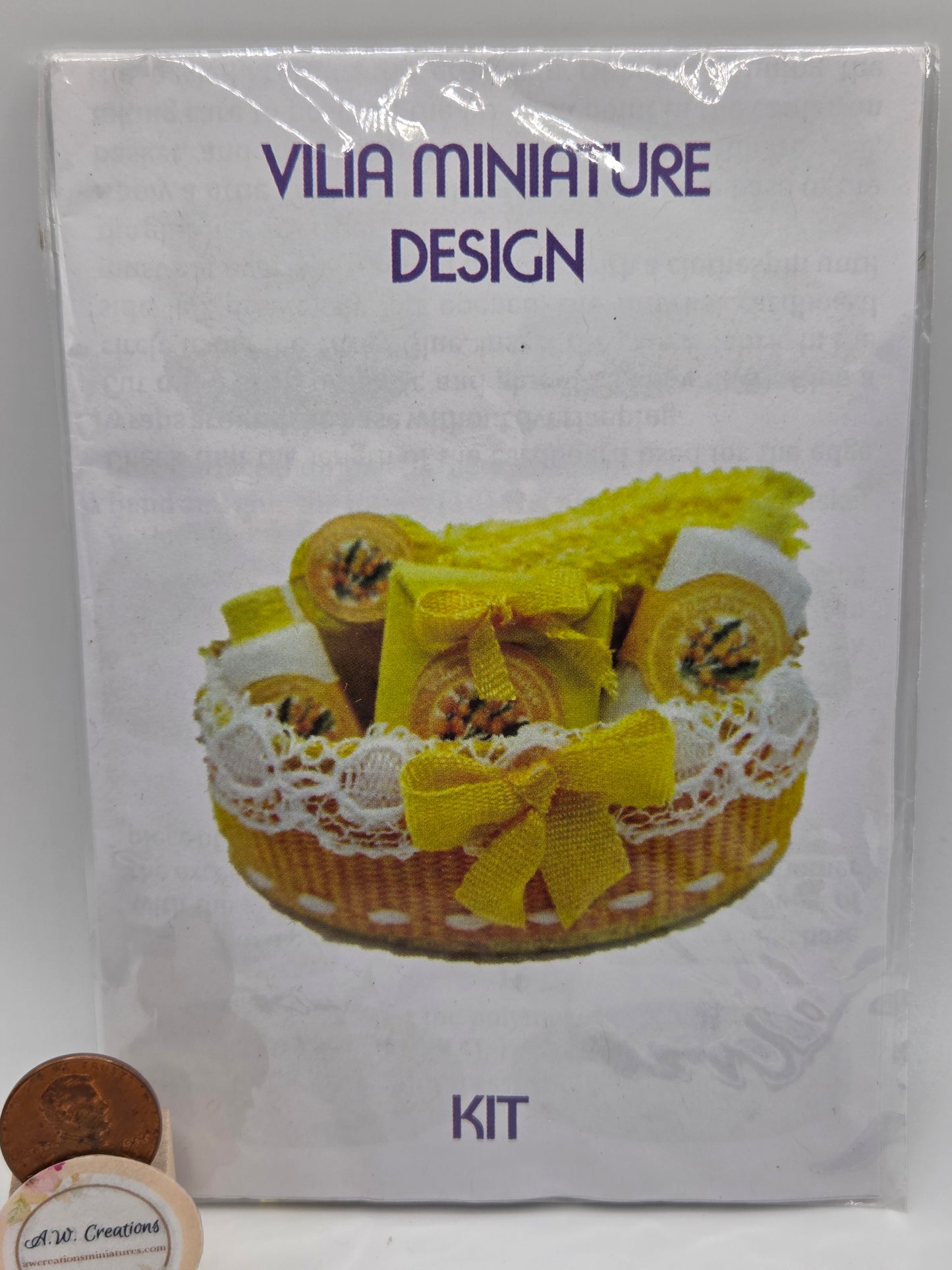 Kit-  Bathroom Basket Yellow
