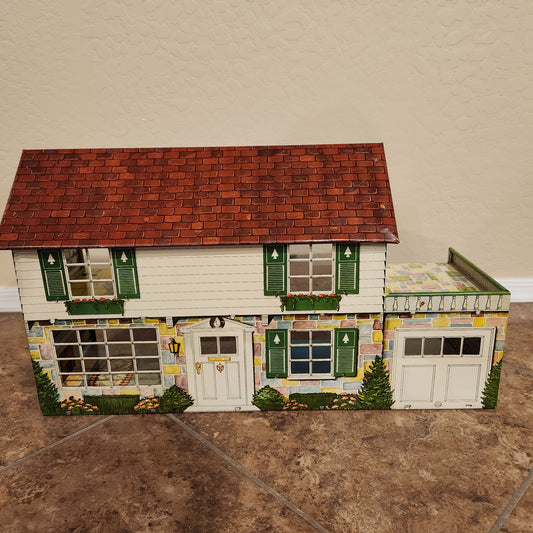 Vintage 1950's Marx Litho Dollhouse - Disney Nursery