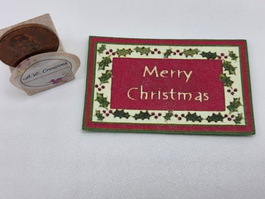 Door Mat - Merry Christmas