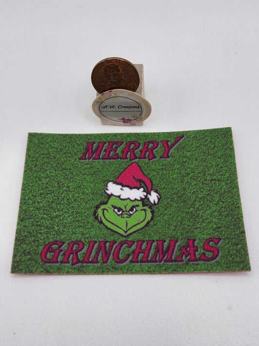 Door Mat - Merry Grinchmas