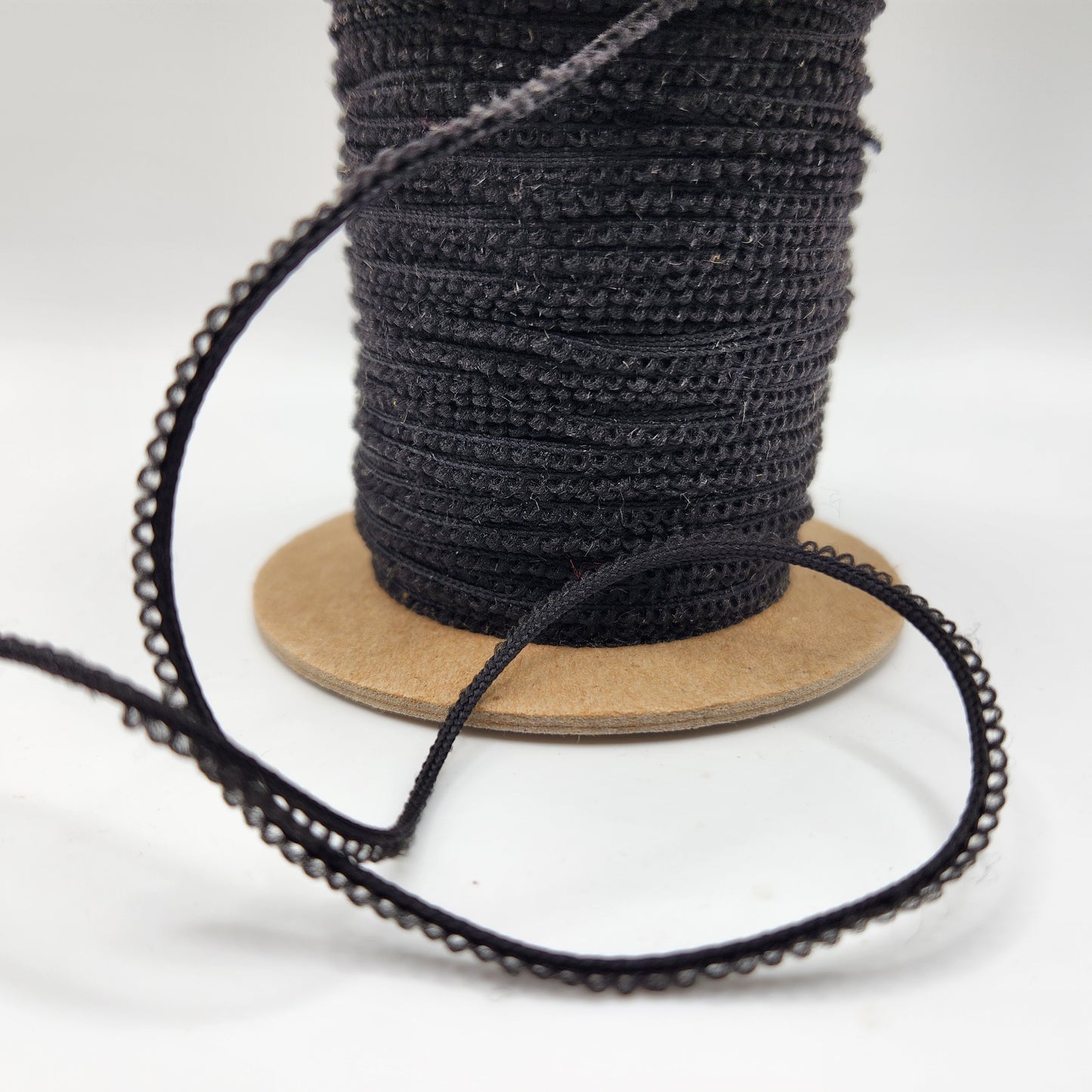 Mini Picot Loop - Black