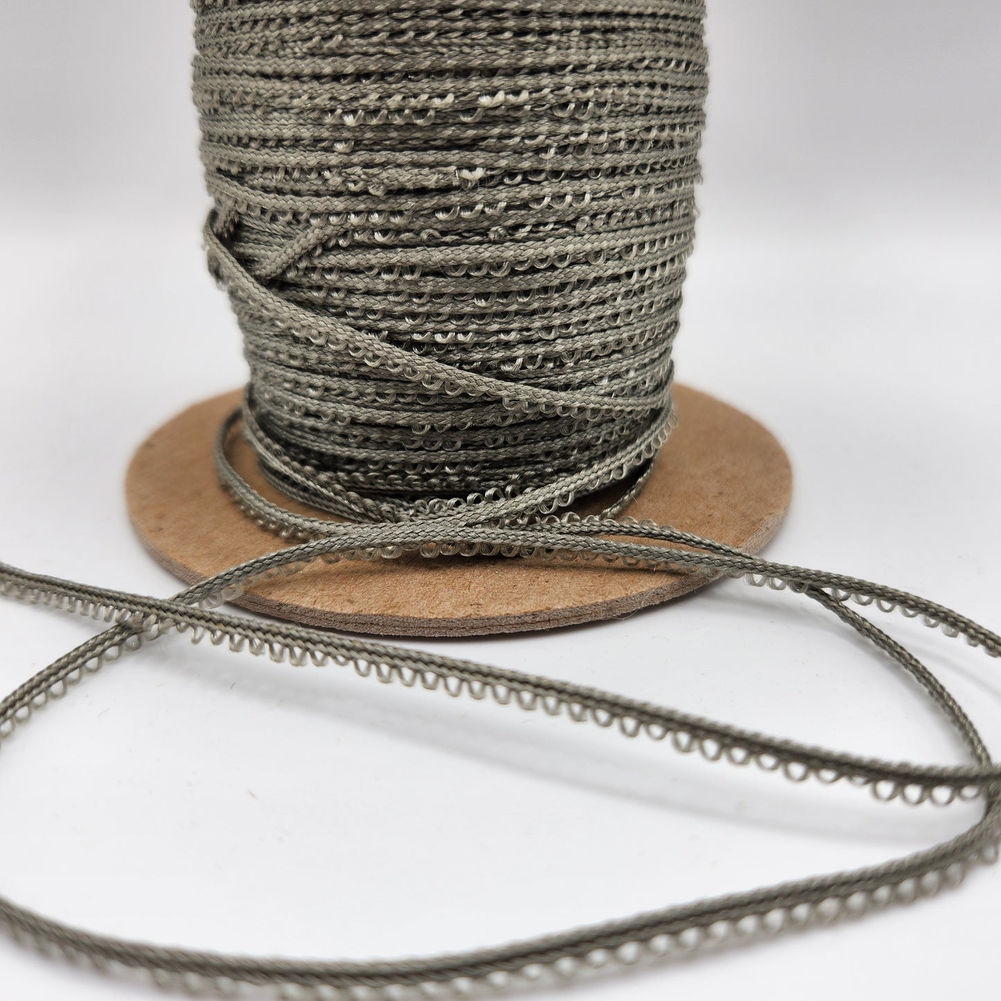 Mini Picot Loop - Silver Leaf