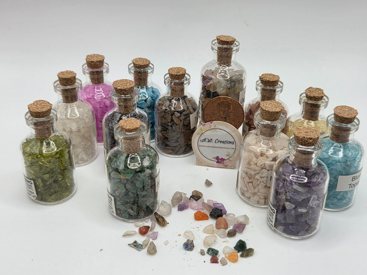 Jar of Natural Stones
