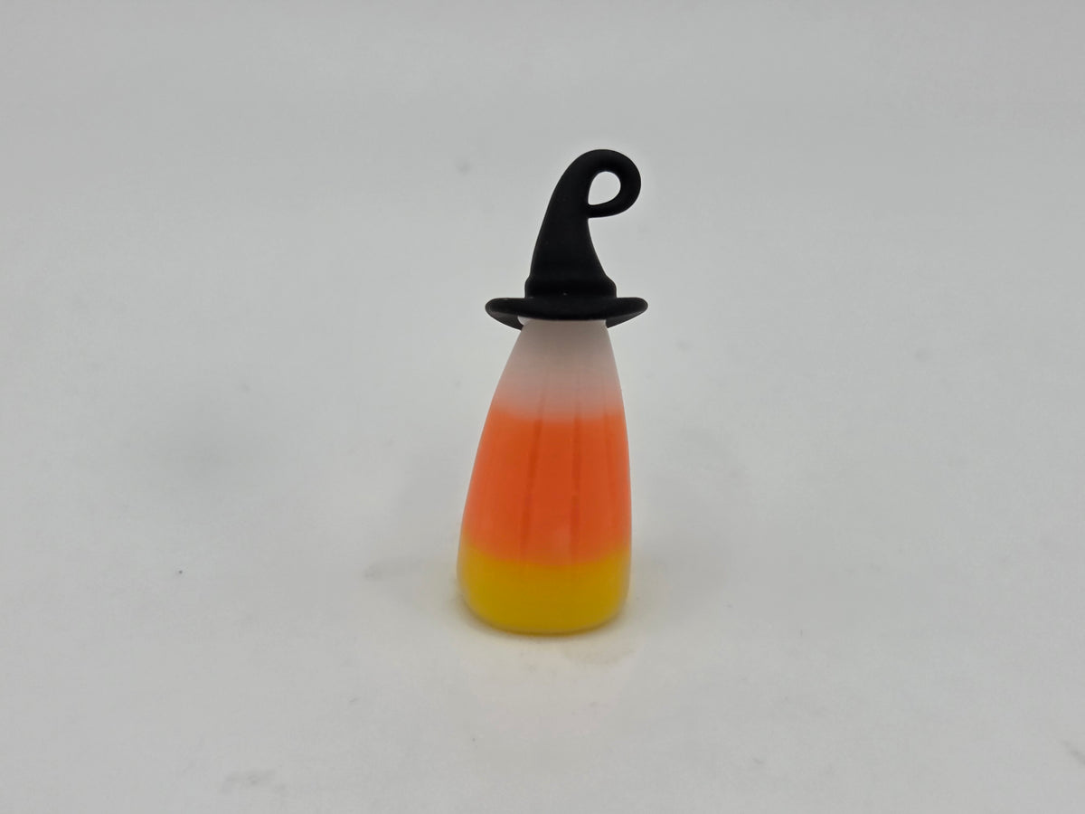 Large Candy Corn with Witch Hat