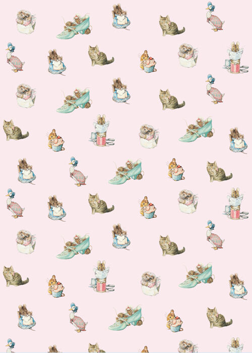 Wallpaper - Peter Rabbit Pink