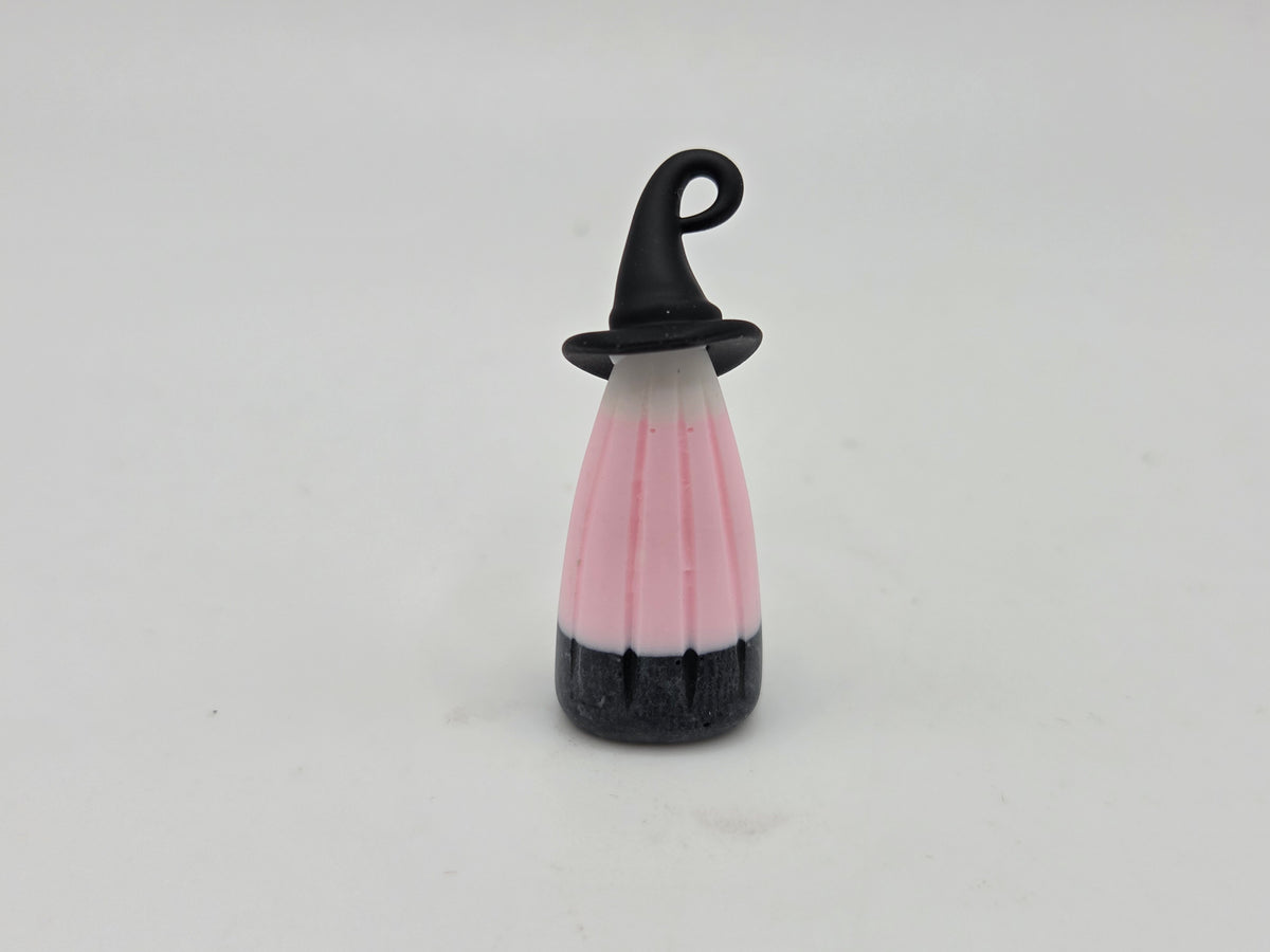Large Candy Corn with Witch Hat
