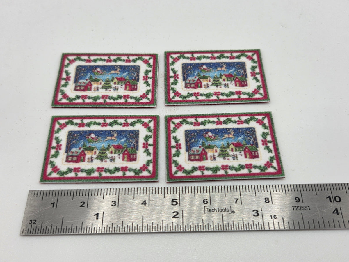 Placemat - Santa in Sky
