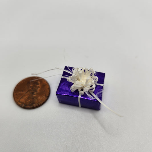 Present - Purple with White Bow