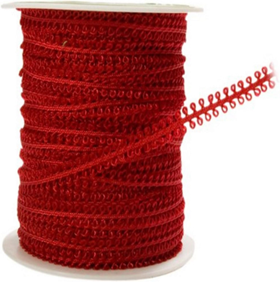 Double Looped String - 3/16" Red