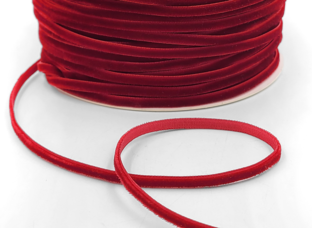 Velvet Ribbon - Red