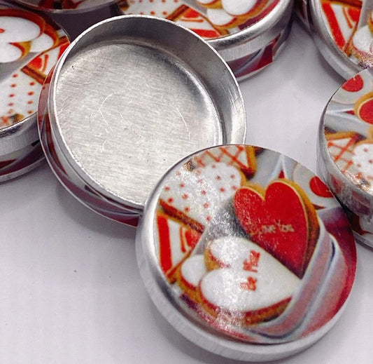 Valentine Tin - Round Hearts