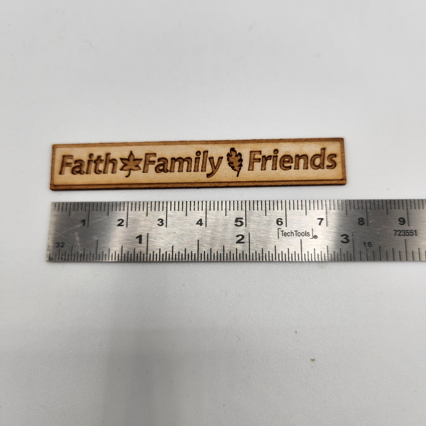 Wooden Sign - Faith Family Friends