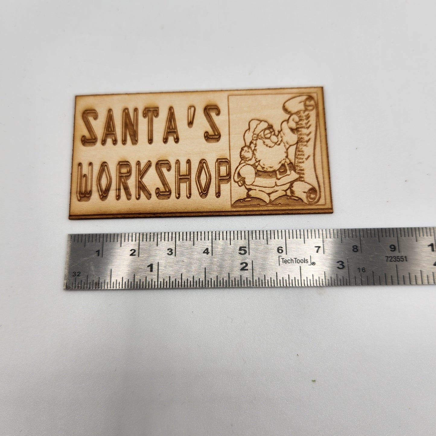 Wooden Sign - Santa's Workshop