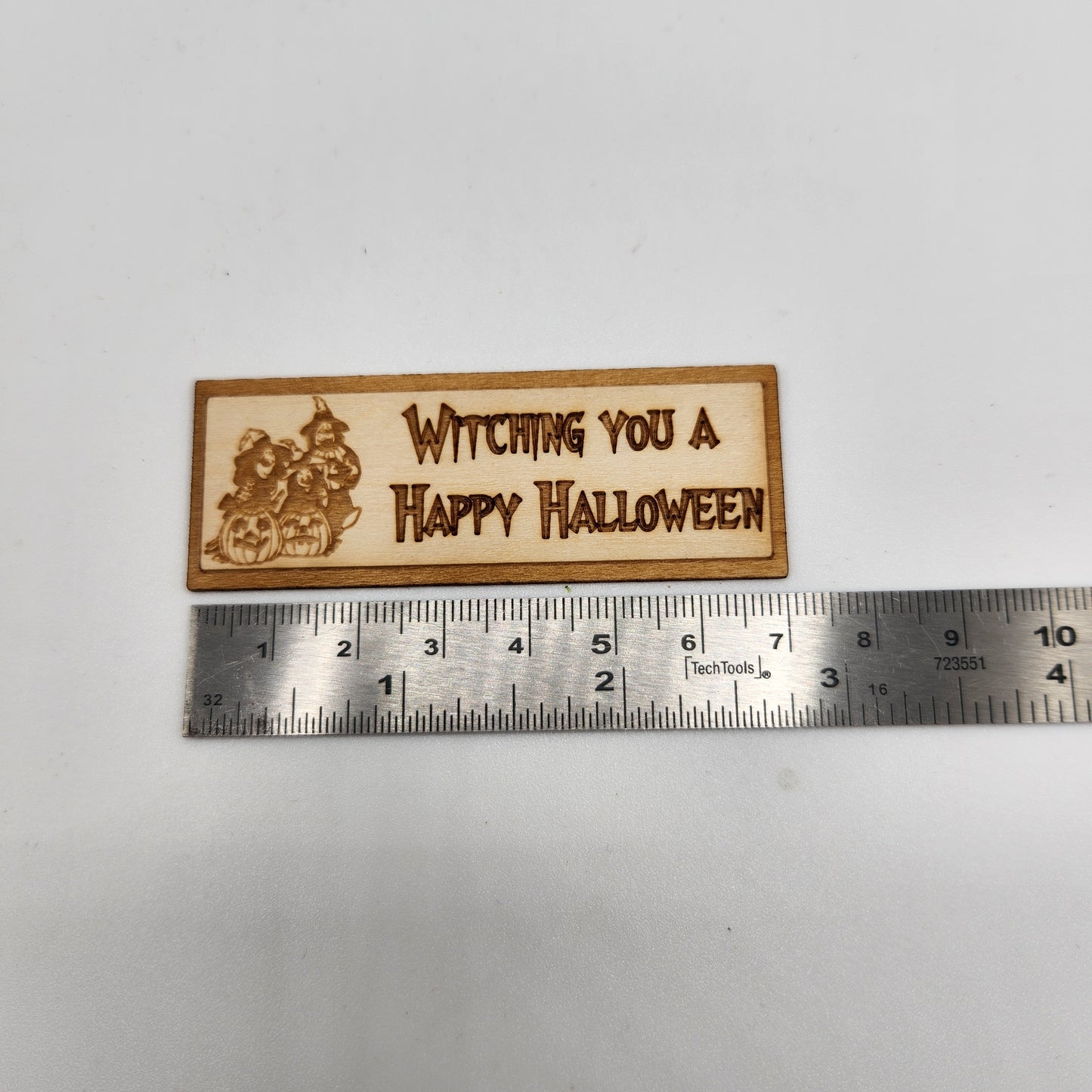 Wooden Sign - Witching You a Happy Halloween
