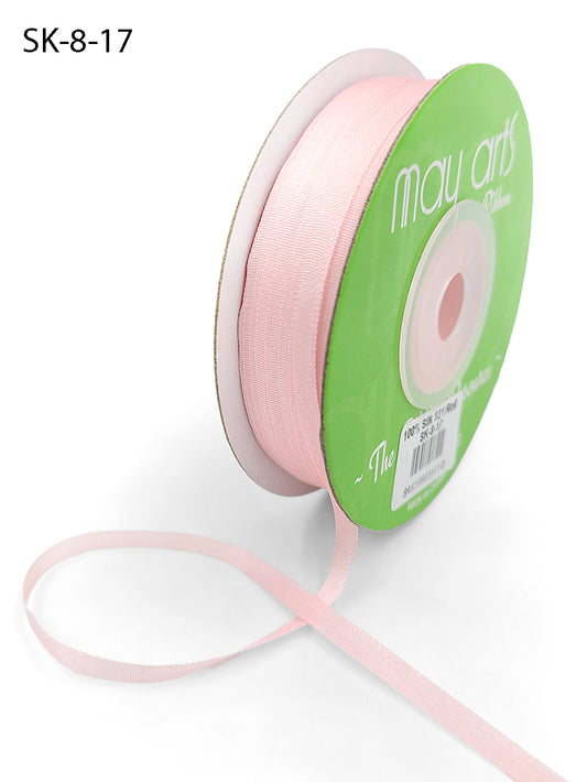 Silk Ribbon - 1/8" Pink