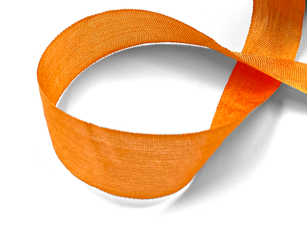 Silk Ribbon - 1/2" Orange