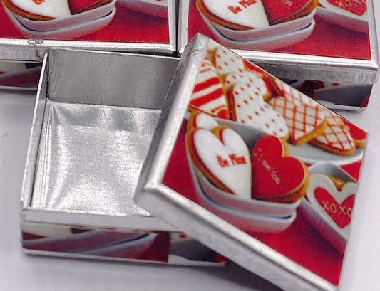 Valentine Tin - Square Hearts