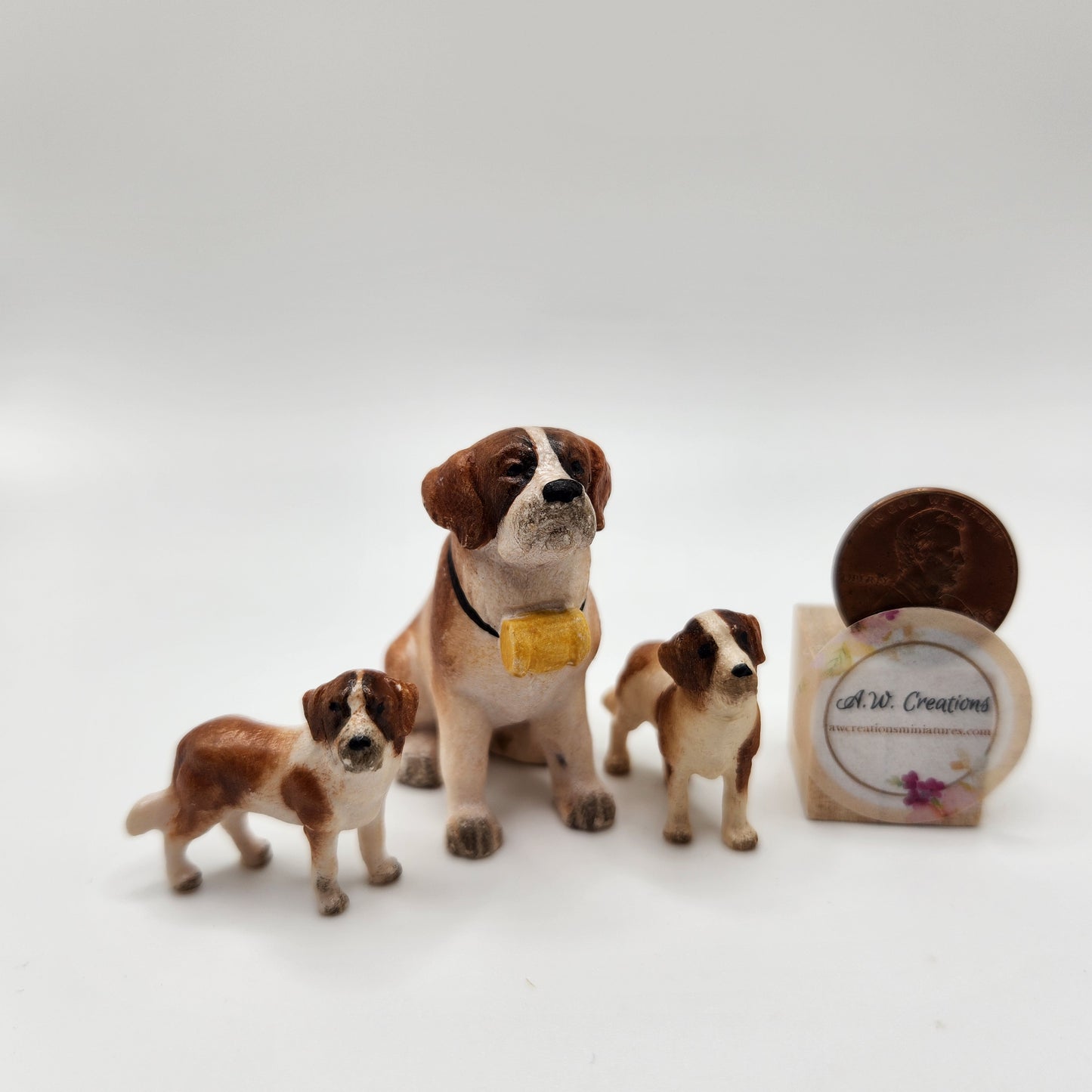 St Bernard Family - 3 piece set