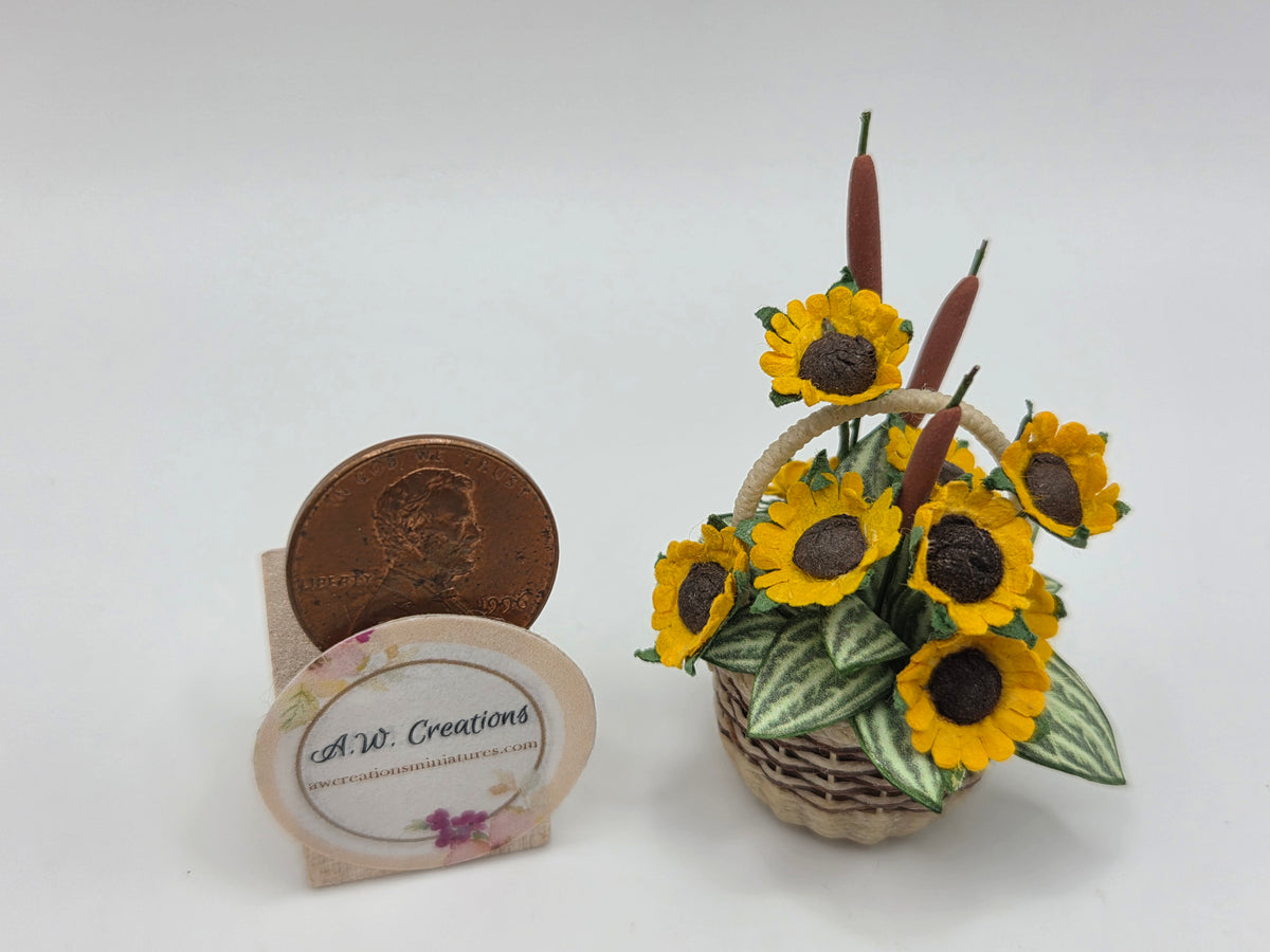 Sunflower Basket Arrangment
