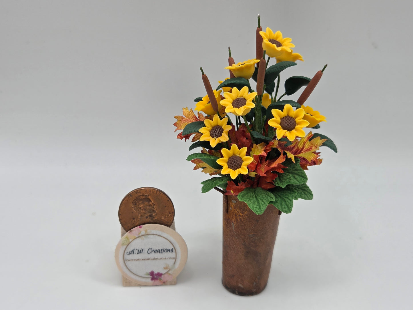 Sunflower Arrangement - Rustic Container