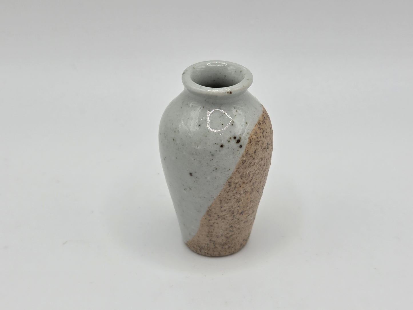 Vase - Tall, Gray & Tan