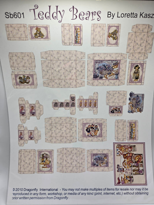 Kit - Teddy Bears Boxes SB601