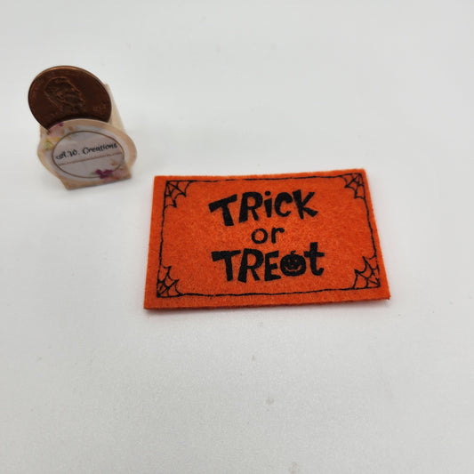 Door Mat - Trick or Treat