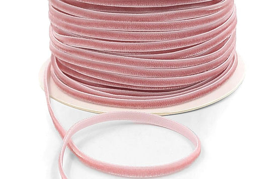 Velvet Ribbon - Light Pink