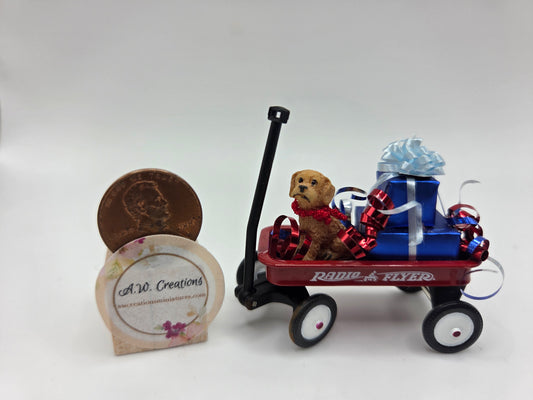 Radio Flyer Wagon - Dog & Presents