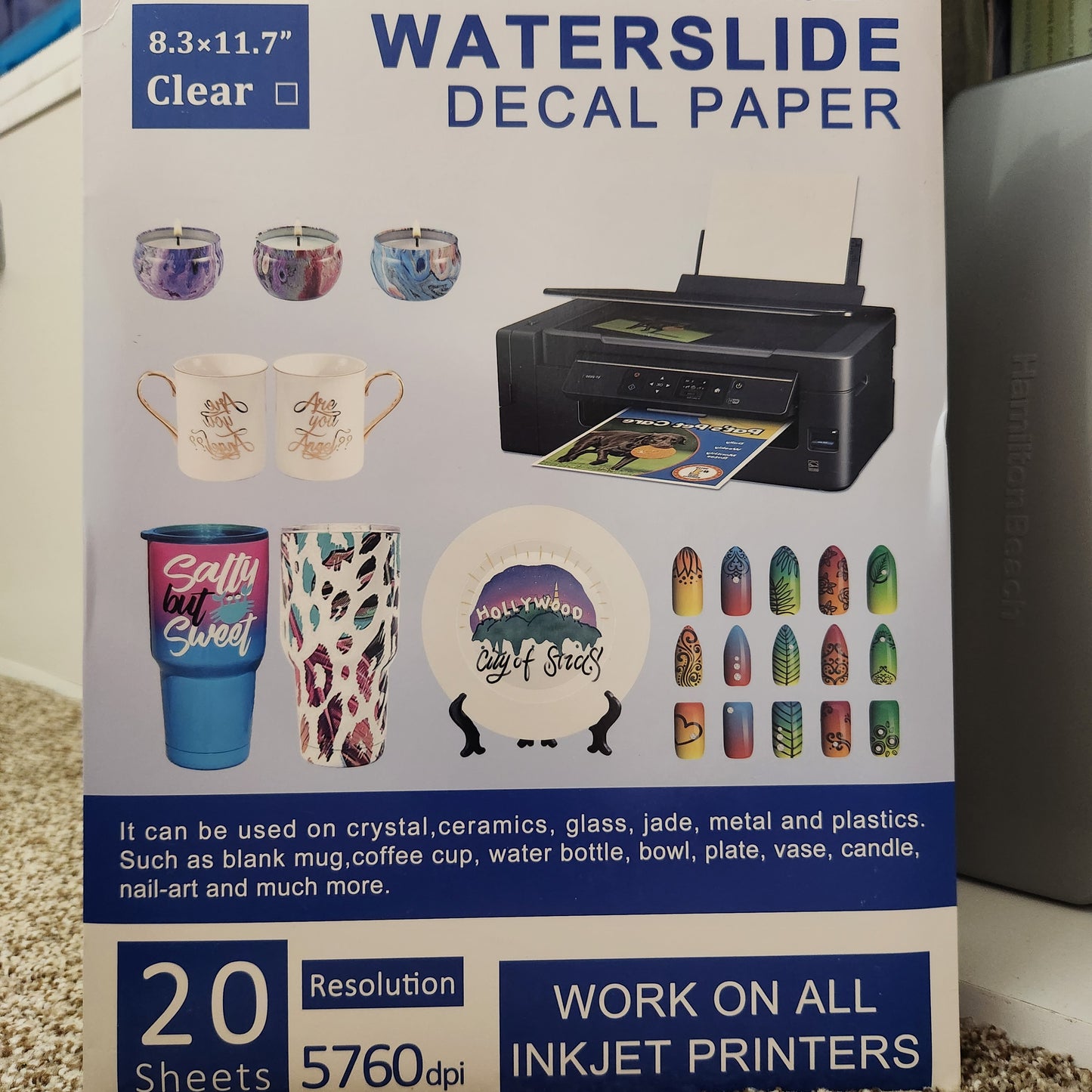 Waterslide Decal Paper