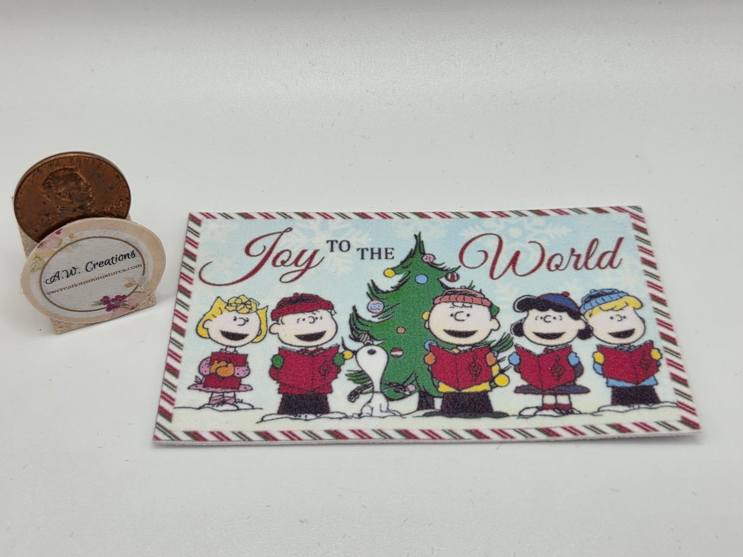 Door Mat - Peanuts Joy to the World