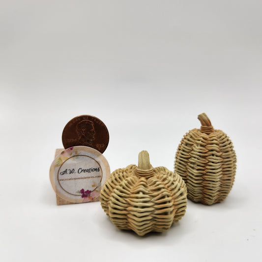 Wicker Pumpkins